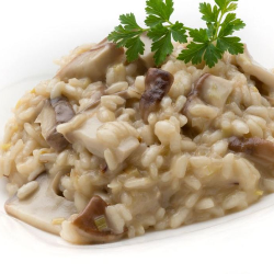 mushroom risotto